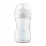 Подаръчен комплект за бебе Philips AVENT Октоподи с 2 бр. шишета за хранене Natural Response 260 мл с биберони без протичане Поток 3 и 2 бр. залъгалки Ultra Air, 1м+ 0603.001 