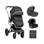 Комбинирана количка 3в1 с твърд кош Irene Dark Grey 2024