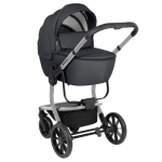 Комбинирана количка 3в1 с твърд кош Irene Dark Grey 2024