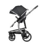 Комбинирана количка 3в1 с твърд кош Irene Dark Grey 2024