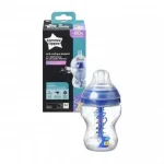 Tommee Tippee Шише за хранене Advanced Anti-Colic 0м+, 260 мл, Синьо с декорация TT.0029