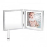 BABY ART Бяла рамка за отпечатък с боя и снимка My Baby Style (прозрачно паспарту)