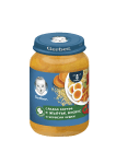 Nestlé GERBER ® Пюре Сладък картоф с жълтък, кускус и червени чушки, от 8-ия месец, бурканче, 190g 