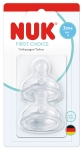 NUK FIRST CHOICE+ биберон храна силикон 2 бр. 3+ мес., р-р M