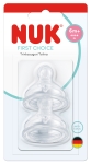 NUK FIRST CHOICE+ биберон храна силикон 2 бр. 6+ мес, р-р XL