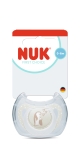 NUK First Choice биберон залъгалка, силикон, 0-6 мес., 1 бр., Пингвин