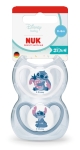 NUK Perfect Match биберон залъгалка, силикон 0-6мес. 2бр., AIR, Stitch