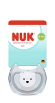 NUK Perfect Match биберон залъгалка, силикон 18+ мес. 1бр., AIR, Полярна мечка