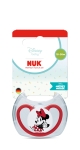 NUK Perfect Match биберон залъгалка, силикон 18+ мес. 1бр., AIR, Мики, червена