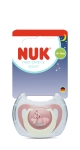 NUK First Choice биберон залъгалка, силикон, 18+ мес., 1 бр., Night, Заек