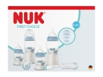 NUK First Choice + СЕТ Perfect Start Temperature Control - 8 части синьо