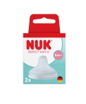 NUK Perfect Match силиконов накрайник за сок, 6+ мес., 2 бр.