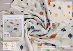 Gamberritos  Пелена муселин бамбук 120х120 см, Космос