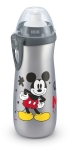 NUK Sports cup Mickey, 450мл., 24+мес. Сиво САМО ЗА ОНЛАЙН МАГАЗИНИ