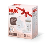 NUK Perfect Match РР Сет Подаръчен 3 части, Сърце и Дъга