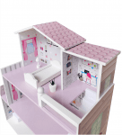 Free2Play Дървена къщичка за кукли, розова
