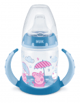 NUK First Choice РР Шише Temperature Control 150мл. с накрайник силикон за сок 6-18м. PEPPA PIG