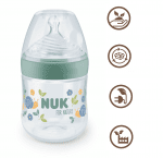 NUK for NATURE Шише РР Temperature Control 150мл. със силиконов биберон 0+ S