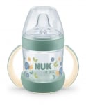 NUK for NATURE Шише за сок РР Temperature Control 150мл. със силиконов накрайник 6+мес. Зелено