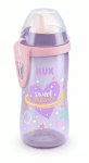 NUK Kiddy Cup 300мл, с твърд накрайник, 12+м. Glow in the Dark