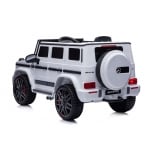 Джип Mercedes G63 AMG бял,EVAгуми,коженa