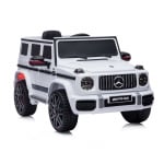 Джип Mercedes G63 AMG бял,EVAгуми,коженa