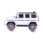 Джип MercedesAMG G63 бял,EVAгуми,коженa