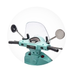 Електрически мотор Vespa GTS Super зелен