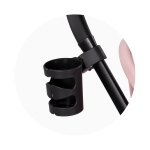 Универсална поставка за чаша/ шише черна