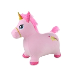 Детско подскачащо конче със звук розово