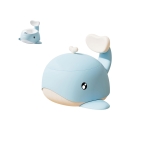 Гърне с капак и облегалка Китче синьо