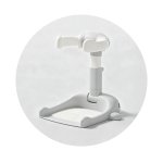 Пом. стойка за къпане с опора Китче сива