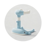 Пом. стойка за къпане с опора Китче синя