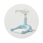 Пом. стойка за къпане с опора Китче синя