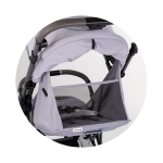 Детска кол. въртяща дръжка "Омния"платин