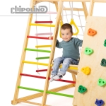 Дет.игр.за катерене с люлка и черна дъск