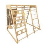 Дет. играчка за катерене и люлка дървена