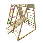 Дет. играчка за катерене и люлка цветна