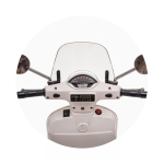 Електрически мотор Vespa GTS Super бял