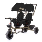 Триколка за близнаци"Хип Хоп"  черна