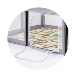 Кошара за игра Easy180/180,сгъваема,сива