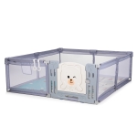 Кошара за игра Amico 180/200cm,врата,сив