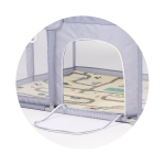 Кошара за игра Fiesta120/120 cm, сива