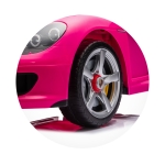 Ел. кола Porsche Carrera GT розова