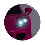 Ел. кола Porsche Carrera GT розова