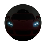 Ел. кола Porsche Carrera GT розова