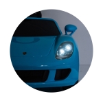 Ел. кола Porsche Carrera GT синя