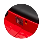 Ел. кола Porsche Carrera GT червена