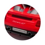 Ел. кола Porsche Carrera GT червена