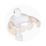 Помощна стойка за къпане с опораПате беж